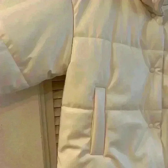 INC Leather puffer Jacket - Picture 6 of 9